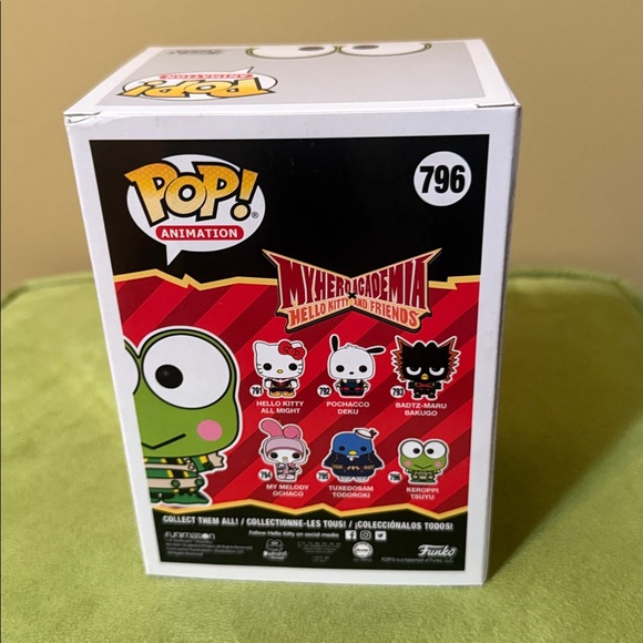 Funko Pop Animation My Hero Academia Hello Kitty and Friends - Keroppi Tsuyu